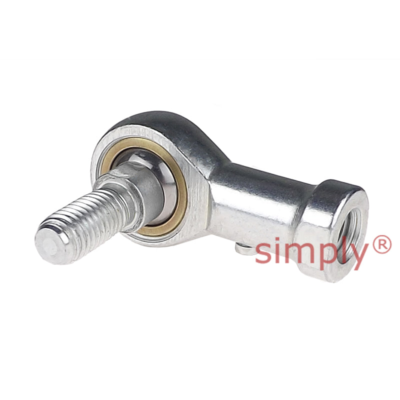 Fluro GIS16BO Right Hand Steel / Bronze Lined Maintenance Free Studded Female Rod End M16 Thread