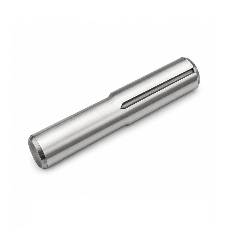 Metric Stainless Steel (A2) GP4 Groove Pin with Half Length Reverse Taper Groove 1.5x12mm - Allow 2-3 Days