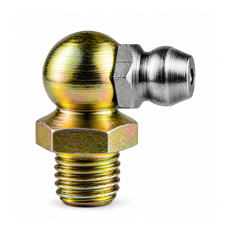 M6 X 0.75 Taper 90 Degrees Mild Steel Hydraulic Grease Nipples - Pack of 500