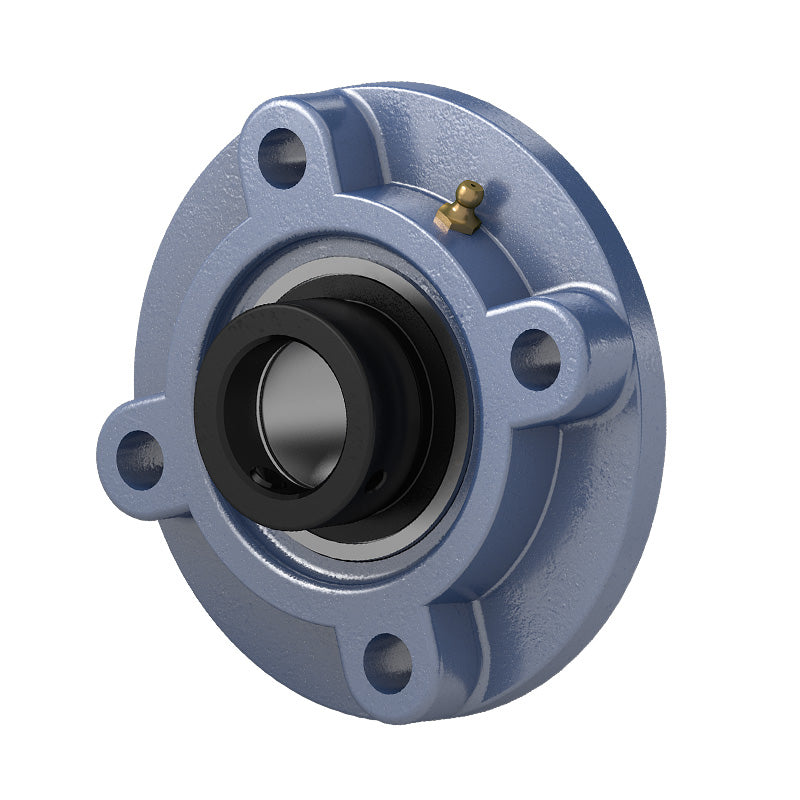 HCFC208-25 Imperial Four Bolt Cast Iron Round Flanged Housing with 1-9/16 inch Eccentric Collar Insert