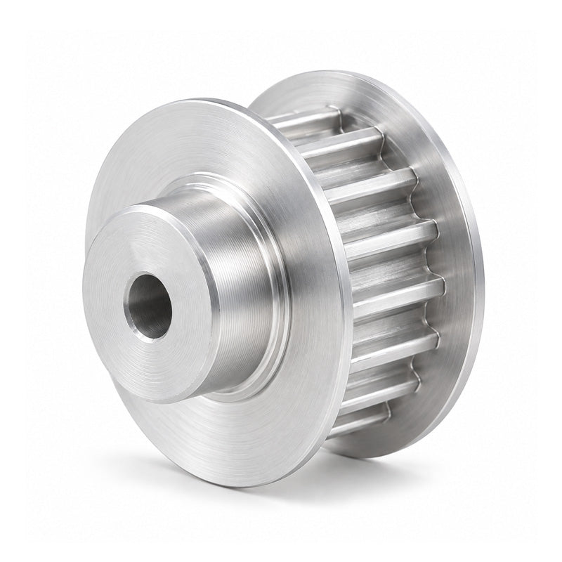 P12-3M-09F - 3mm Pitch 12 Tooth Flanged HTD Type Aluminium Timing Pulley for 9mm Wide Belts