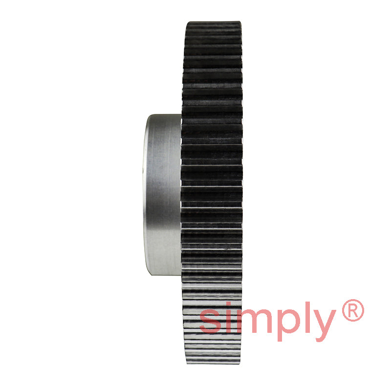 Drive-Flex P60-5M-09 - 5mm Pitch 60 Tooth Flangeless HTD Type Aluminium Pilot Bore Timing Pulley for 9mm Wide Belts