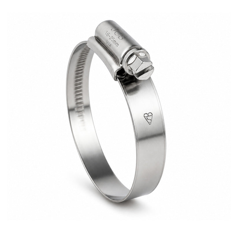JCS HGZ22 Zinc Plated Steel Hi-Grip Hose Clip Adjustment Range 14-22mm Band Width 13mm