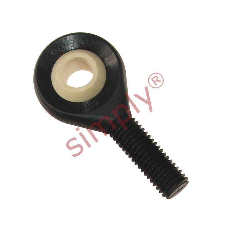 igubal KARM08CL Right Hand Male Plastic Rod End 8mm Bore M8 Thread 