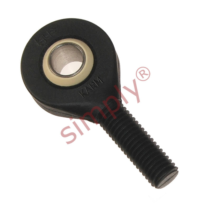 igubal KALM14MH Left Hand Male Plastic Rod End 14mm Bore M14 Thread with Metal Insert - Allow 2-3 Days