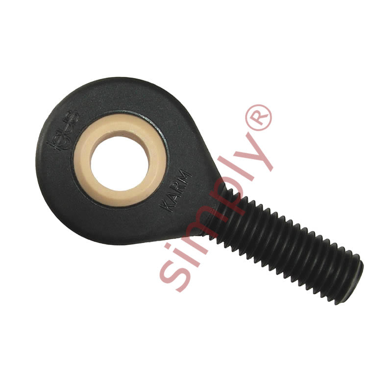 igubal KARM20 Right Hand Male Plastic Rod End 20mm Bore M20x1.5 Fine Thread