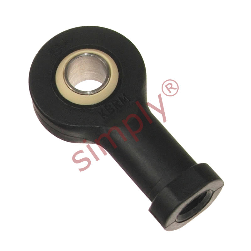 igubal KBLM16FMH Left Hand Female Plastic Rod End 16mm Bore M16x1.5 Thread with Metal Insert