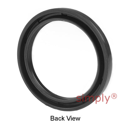 4.8x15x4mm Nitrile Rubber Douple Lip Rotary Shaft Oil Seal Springless Design KC Style