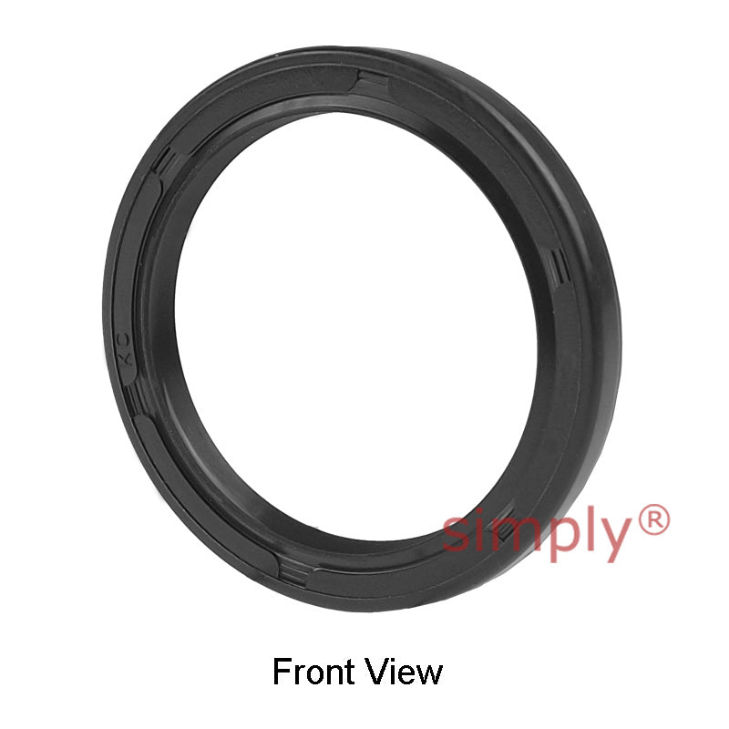 18x24x6mm Nitrile Rubber Douple Lip Rotary Shaft Oil Seal Springless Design KC Style
