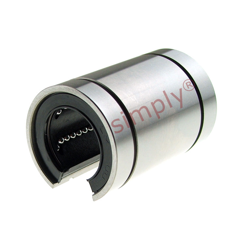 LMB32UUOP Imperial Open Linear Ball Bushing with Rubber Seals 2x3x4 inch