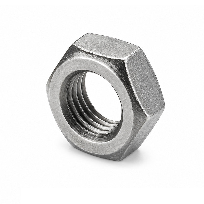 Unifix M16x24 - Grade 4 Steel Lock Nut DIN 439B with 2mm Pitch and Bright Zinc Plated Finish