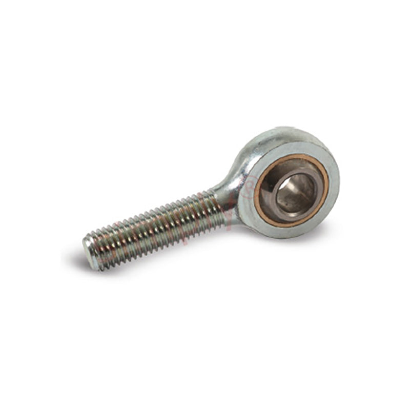 Dunlop MB-M06 Right Hand Metric Steel / Bronze Lined Maintenance Required Plain Male Rod End M6x1 Thread