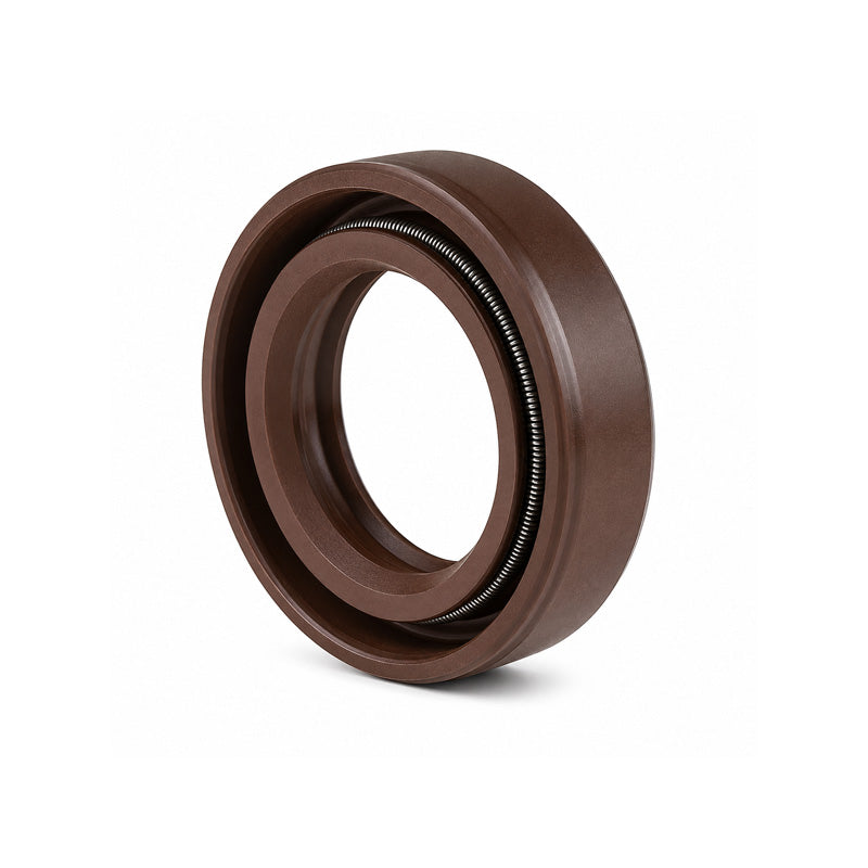 NAK 50x100x10mm FKM Rubber Additional Lining Double Lip Rotary Shaft Oil Seal with Stainless Spring TF - Allow 7-10 Days