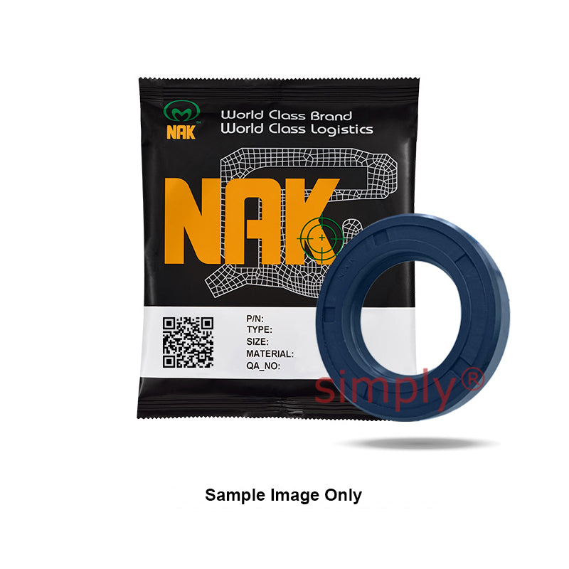NAK 55x72x10mm Blue Nitrile Rubber Single Lip Rotary Shaft Oil Seal with Garter Spring SC - Allow 7-10 Days