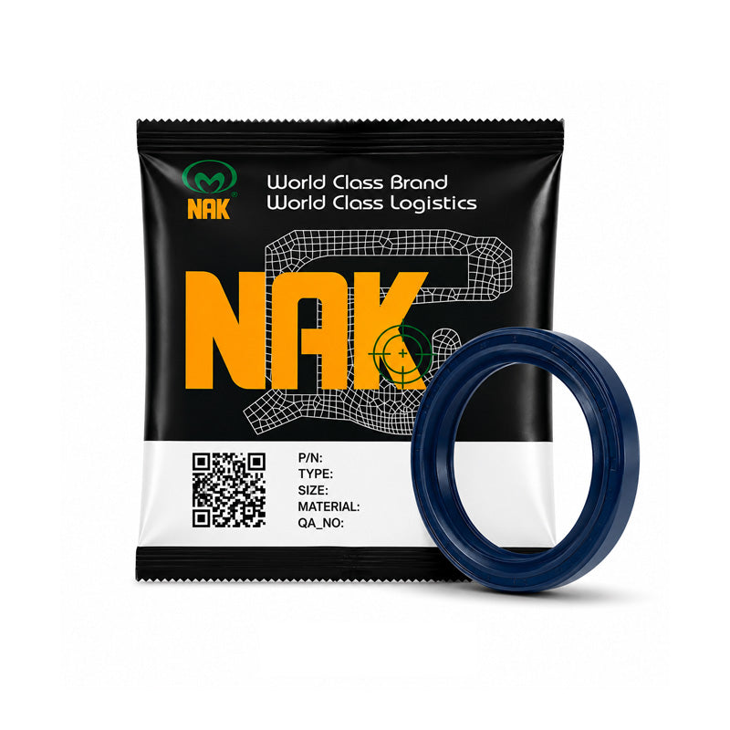 NAK 70x100x13mm Blue Nitrile Rubber Double Lip Rotary Shaft Oil Seal with Garter Spring TC - Allow 7-10 Days