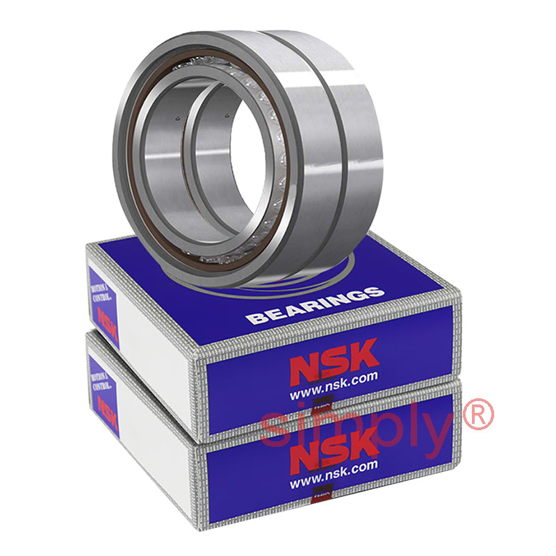 NSK 7221CTRDULP3 Super Precision Angular Contact Spindle Bearing 105x190x36mm (Set of 2)
