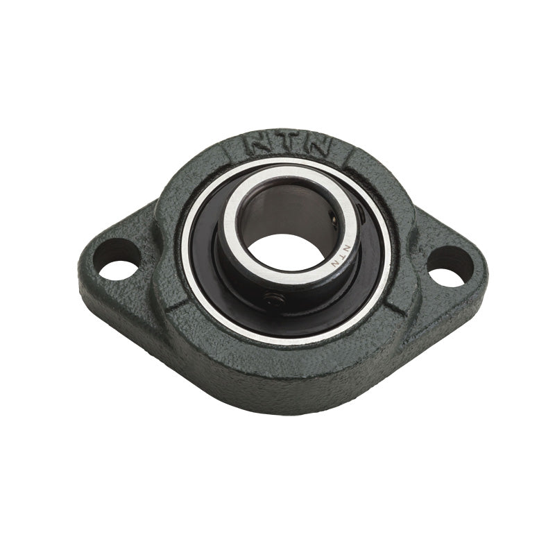NTN M-ASFB204-012D1 Imperial Two Bolt Oval Cast Iron Flange Housing with 3/4 inch Bore Insert - Allow 2-3 Days