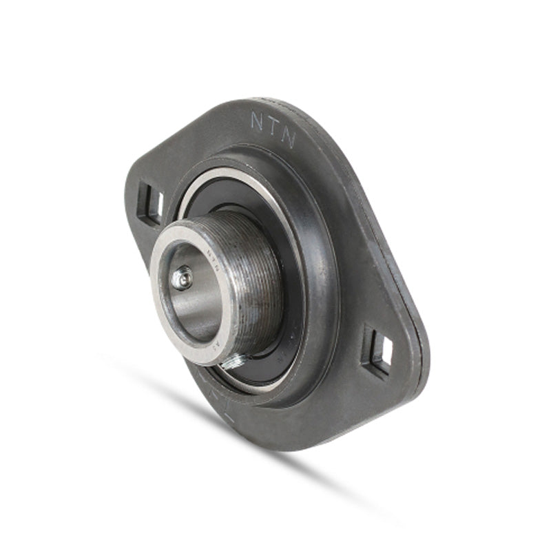 NTN M-ASPFL205-014 Oval 2 Bolt Pressed Steel Bearing Housing with 7/8 inch Insert - Allow 2-3 Days