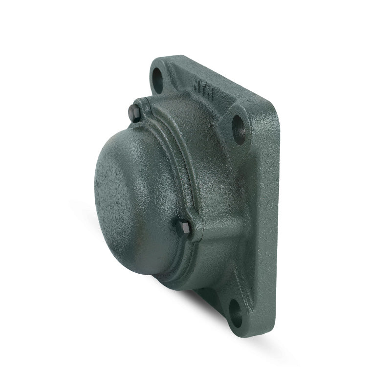NTN CM-UCF209-110D1 Imperial Four Bolt Square Cast Iron Flange Housing with 1-5/8 inch Bore Insert with Cast Iron Cover - Closed Version - Allow 2-3 Days