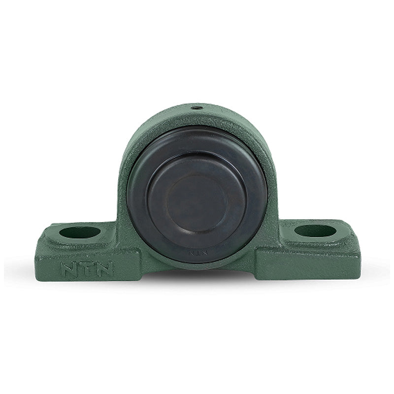 NTN M-SM-UCP206-103D1 Imperial Cast Iron Two Bolt Pillow / Plummer Block Housing with 1-3/16 inch Bore Insert with Steel Plate Cover - Closed Version - Allow 2-3 Days
