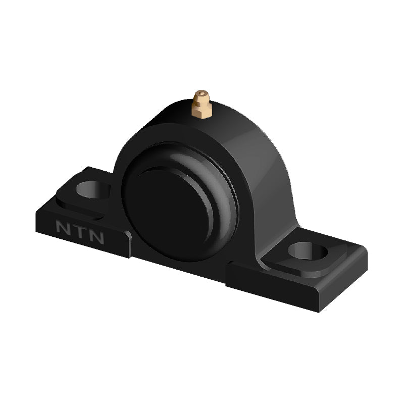 NTN SM-UCPX05-013D1 Imperial Cast Iron Two Bolt Pillow / Plummer Block Housing with 13/16 inch Bore Insert with Steel Plate Cover - Closed Version - Allow 2-3 Days
