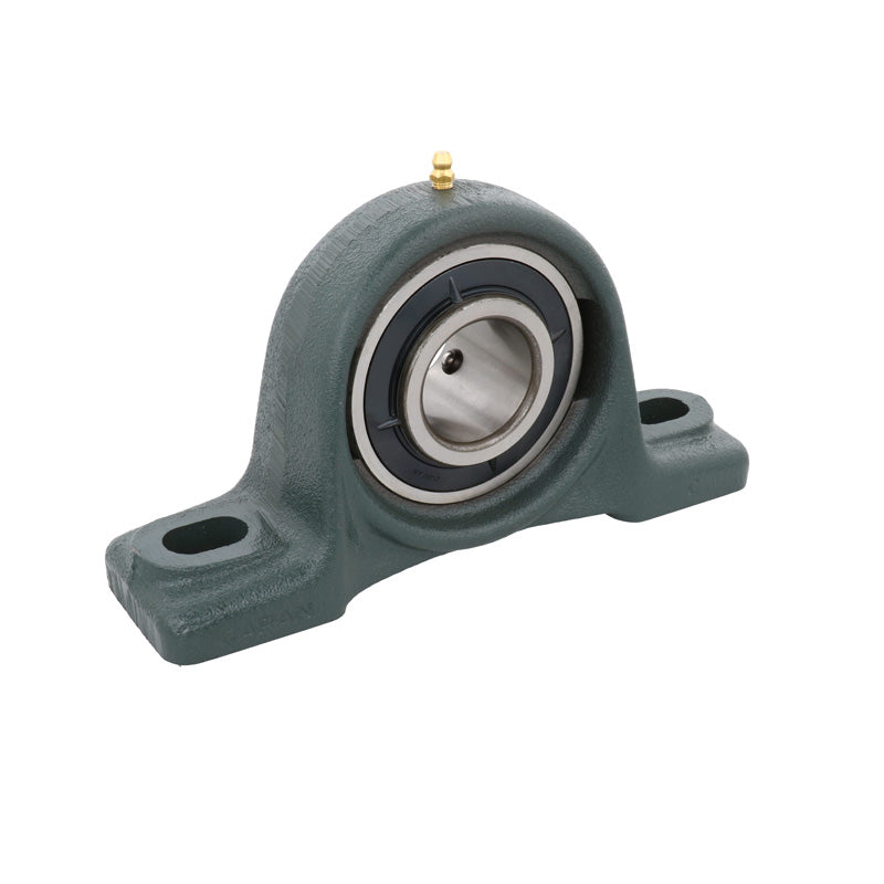 NTN M-UCP205-014D1 Imperial Cast Iron Two Bolt Pillow / Plummer Block Housing with 7/8 inch Bore Insert - Allow 2-3 Days