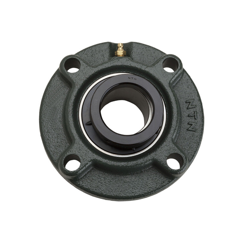 NTN M-UELFC215-300D1 Imperial Four Bolt Cast Iron Round Flanged Housing with 3 inch Eccentric Collar Insert - Allow 2-3 Days