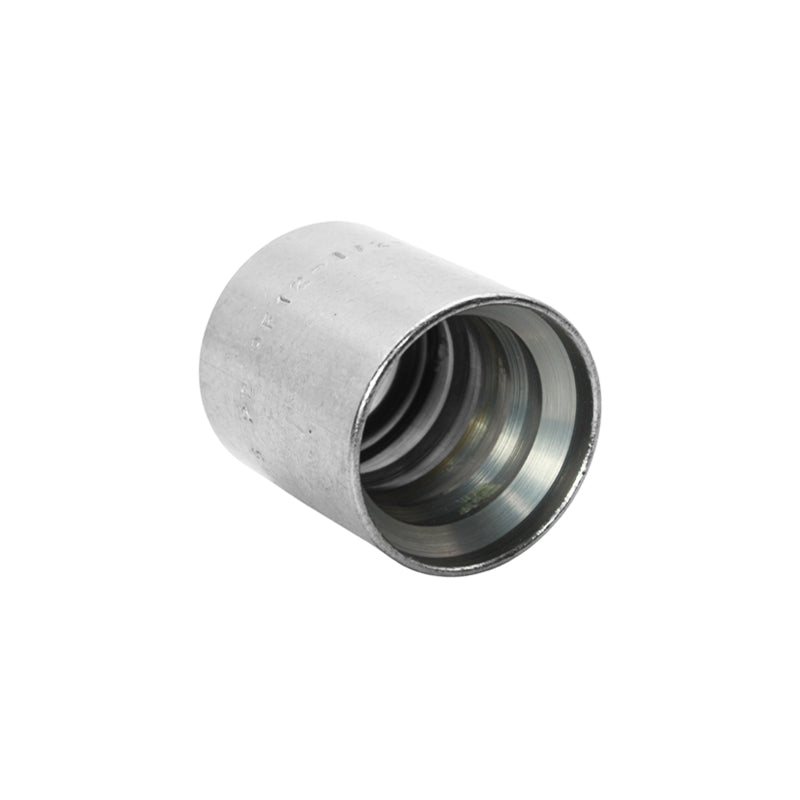 FLEXEQUIP/VOSS PF12 R2A/4SP Zinc Nickel Plated Ferrule Fitting with Skive for Hoses 1/2 inch SAE - Allow 2-3 Days