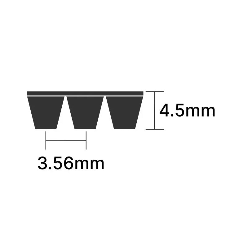 2705PK/1065K Pix Poly V Multiple Ribbed Belt 2705mm/106.5 inch Length