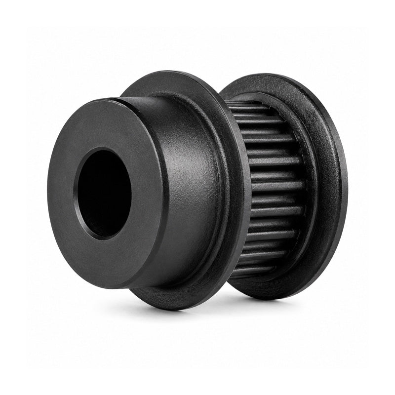 PP28-MXL-025M - 0.08 inch Pitch 28 Tooth Pilot Bore Polycarbonate (Glass Filled) Timing Pulley for 1/4 inch Wide Belt