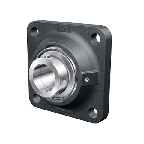 INA RCJO80XL Four Bolt Cast Iron Square Housing with Eccentric Collar Insert 80mm Bore