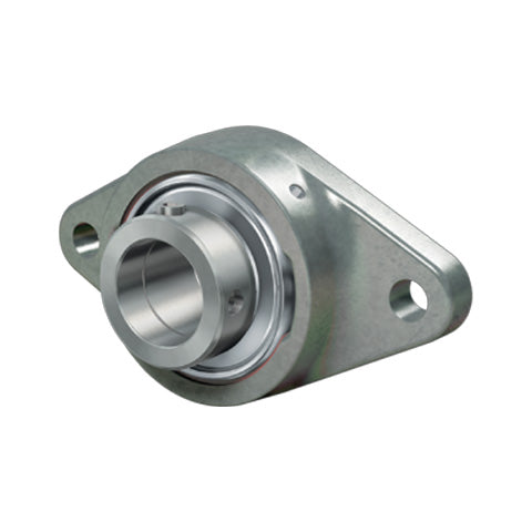 INA RCJT35XLFA164 Two Bolt Cast Iron Oval Housing with Eccentric Collar Insert for High Temperatures 35mm Bore