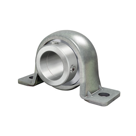 INA RPB15XL Sheet Steel Plummer Block Housing with Eccentric Collar Insert and Rubber Interliner 15mm Bore