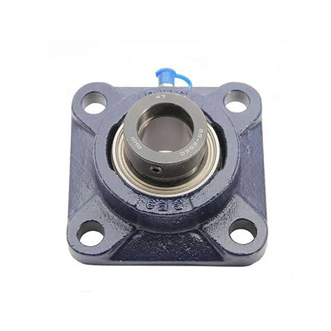 RHP SF2-3/16DEC Four Bolt Square Cast Iron Flange Housing and 2-3/16 inch Bore Eccentric Collar Full Width Insert