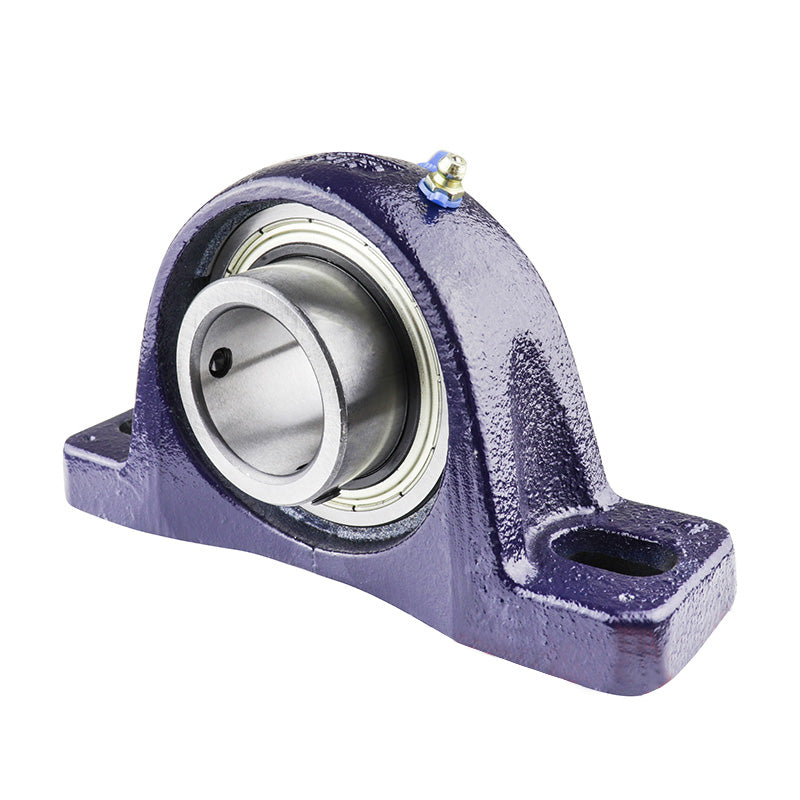 RHP SL60 Two Bolt Cast Iron Pillow Block and 60mm Bore Grub Screw Full Width Insert