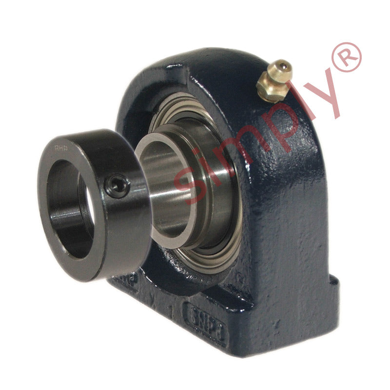 RHP SNP1-5/8DEC Threaded Base Small Footprint Pillow / Plummer Block and 1-5/8 inch Bore Full Width Collar Insert