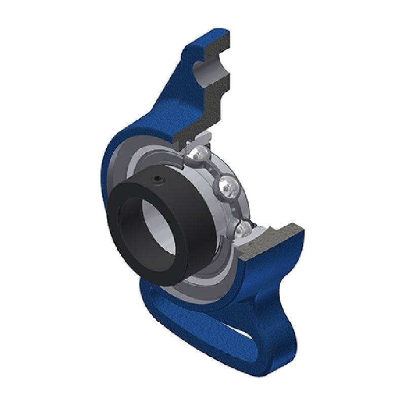SNR ESFA202N Metric Cast Iron Adjustable Flange Unit with Eccentric Collar Insert 15mm Bore - Allow 2-3 Days