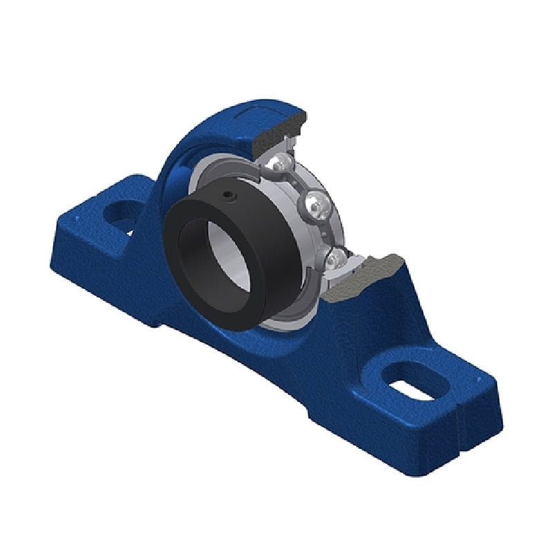 SNR ESPE204-12 Imperial Cast Iron Two Bolt Pillow / Plummer Block Housing with 3/4 inch Eccentric Collar Insert - Allow 2-3 Days