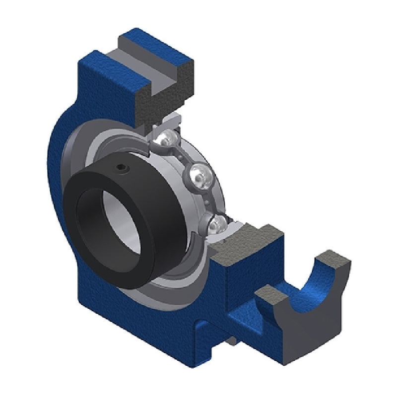 SNR EST212N Metric Cast Iron Take Up Unit with Eccentric Collar Insert 60mm Bore - Allow 2-3 Days