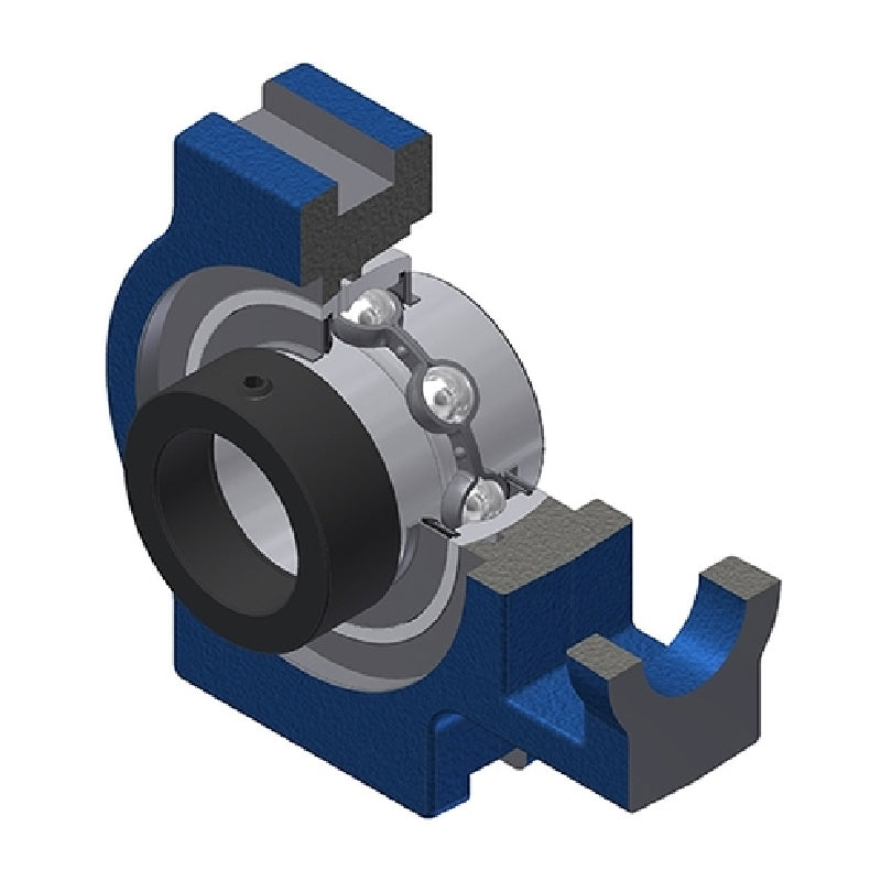 SNR EXT210N Metric Cast Iron Take Up Unit with Eccentric Collar Insert 50mm Bore - Allow 2-3 Days