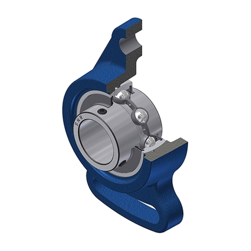 SNR UCFA206 Metric Cast Iron Adjustable Flange Unit with 30mm Insert - Allow 2-3 Days