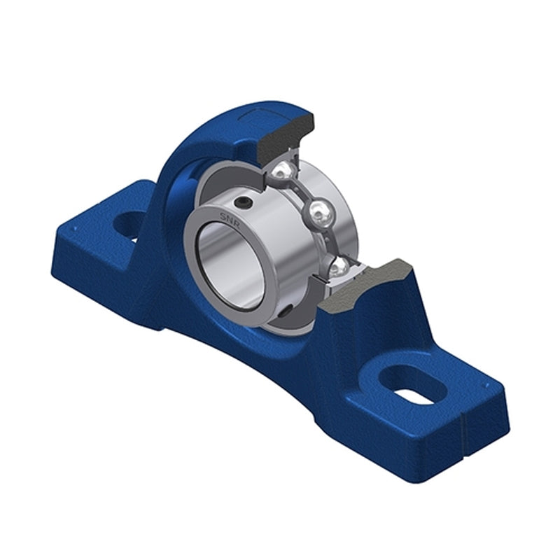 SNR UCPEX10-32 Imperial Cast Iron Two Bolt Pillow / Plummer Block Housing with 2 inch Bore Insert - Allow 2-3 Days