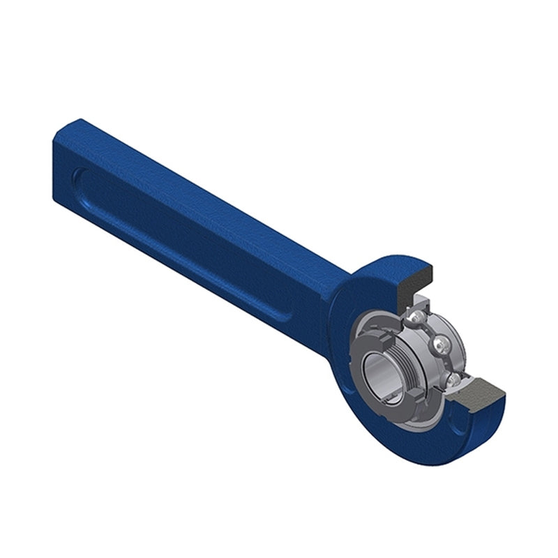 SNR UKSP208H Metric Cast Iron Tensioner Unit with Insert and Adaptor Sleeve Fits 35mm Shaft - Allow 2-3 Days