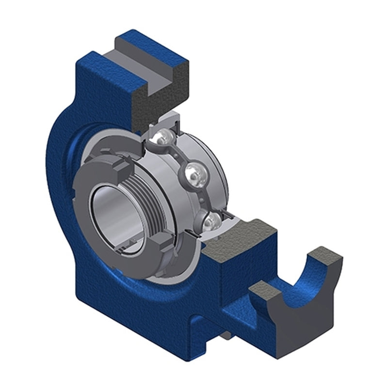 SNR UKT213H Metric Cast Iron Take Up Unit Insert and Adaptor Sleeve Fits 60mm Shaft - Allow 2-3 Days