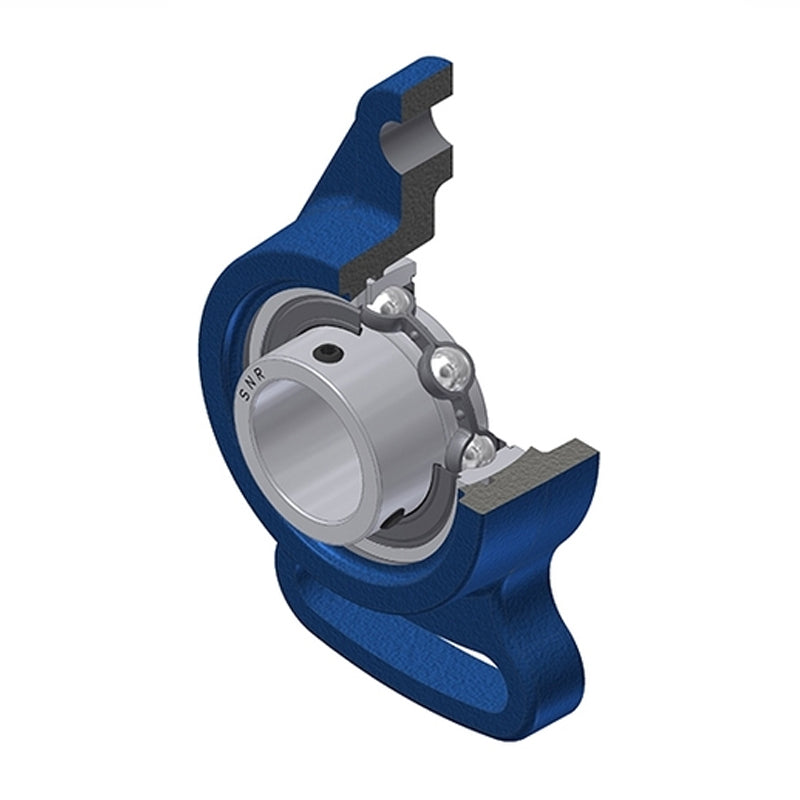 SNR USFA204 Metric Cast Iron Adjustable Flange Unit with 20mm Insert - Allow 2-3 Days