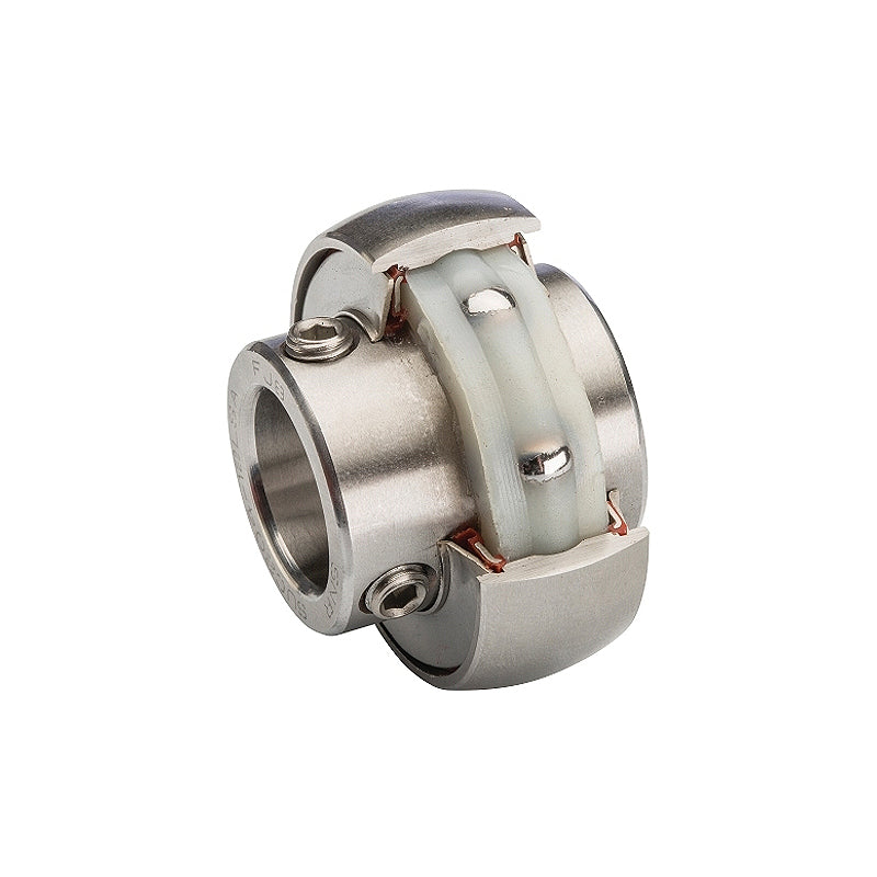 SNR SUC209-28FG1 Imperial Stainless Full Width Spherical Outer Food Safe Bearing Insert 1-3/4 inch Bore 85mm Outside Diameter - Allow 2-3 Days