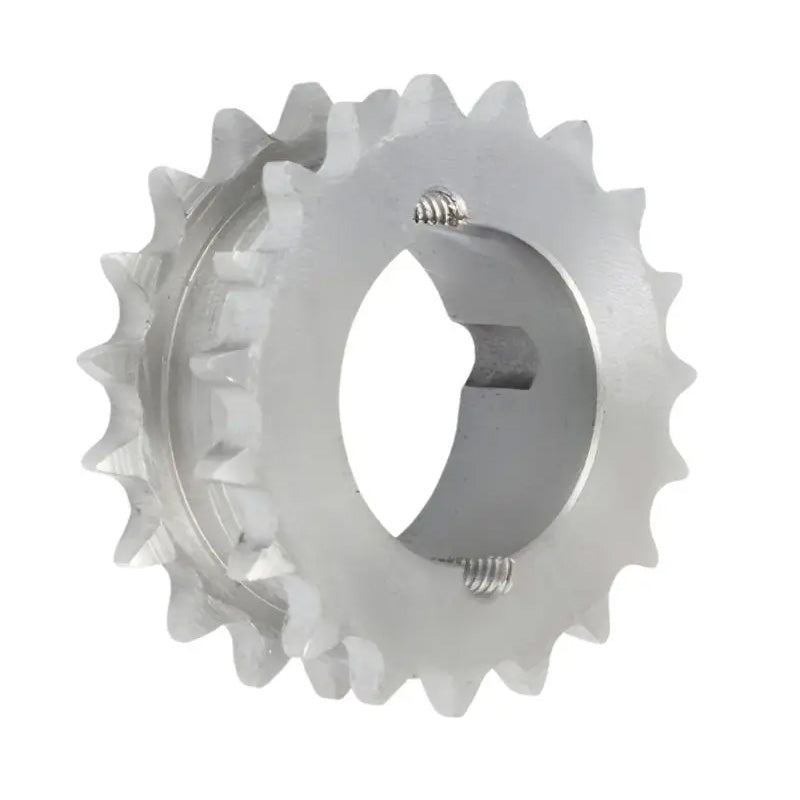 21 Tooth 08B Tapered Bore Double Simplex Sprocket for 1/2 inch Pitch Chain