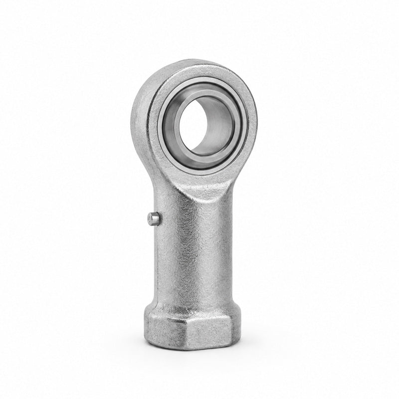 ISB TSFL14BB-0 Left Hand Maintenance Required Steel/Steel Plain Female Rod End M14 Thread