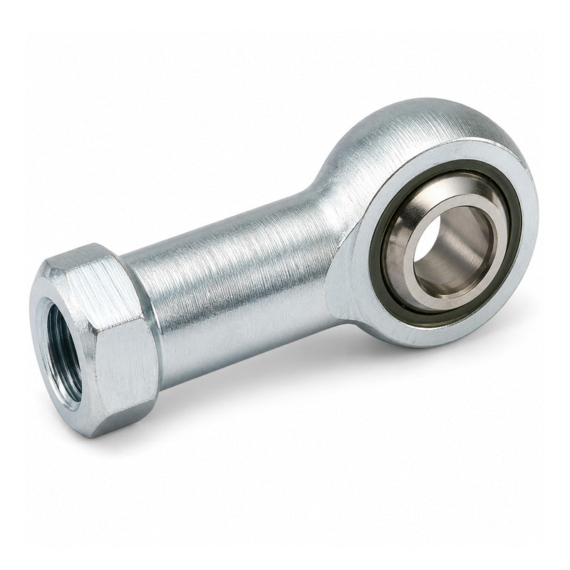 ISB TSFL20BB-E Left Hand Maintenance Required Steel/Steel Plain Female Rod End M20 Thread