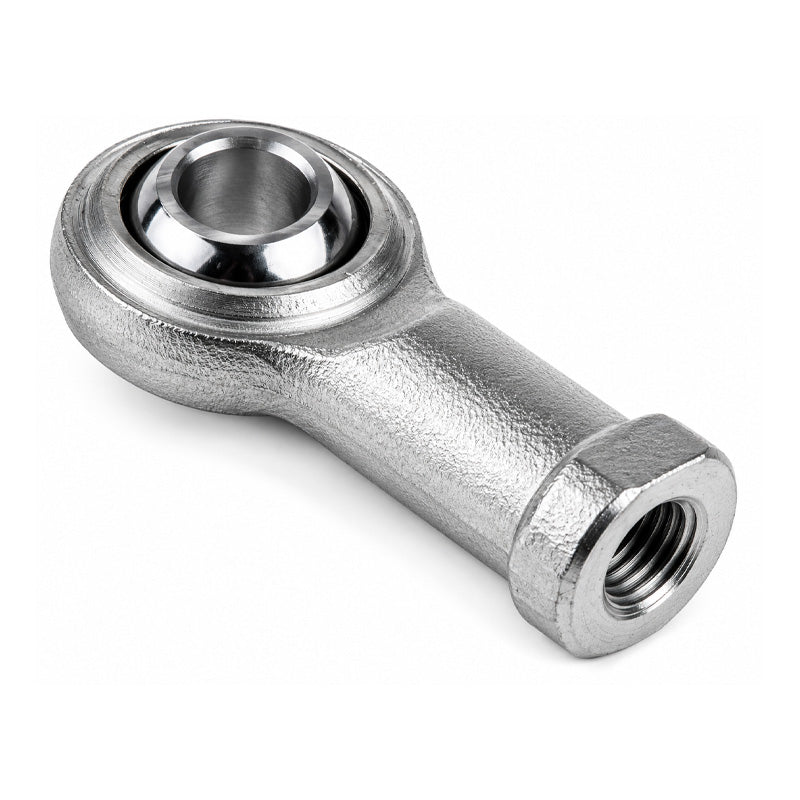 ISB TSFL08BB Left Hand Maintenance Required Steel/Steel Plain Female Rod End M8 Thread